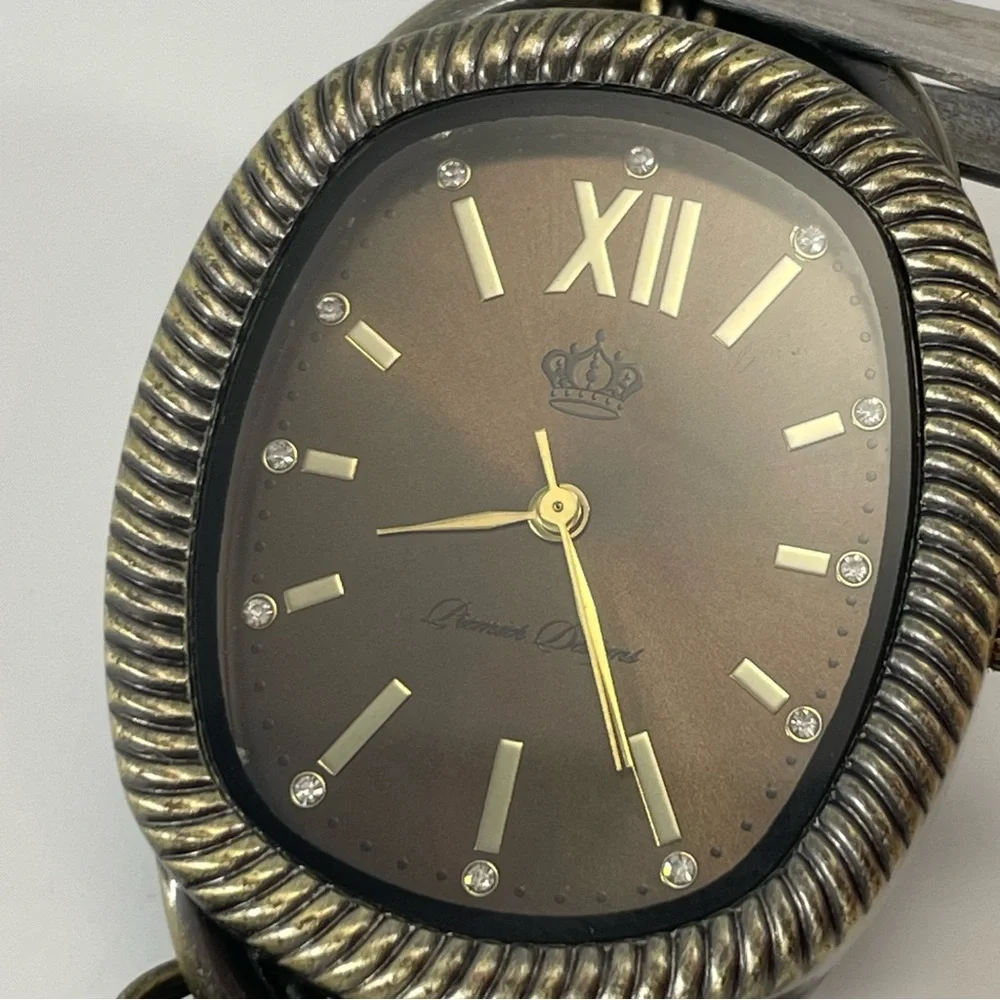 Premier Designs Antique Gold Watch Timeless   (Bracelet Brand New Battery)